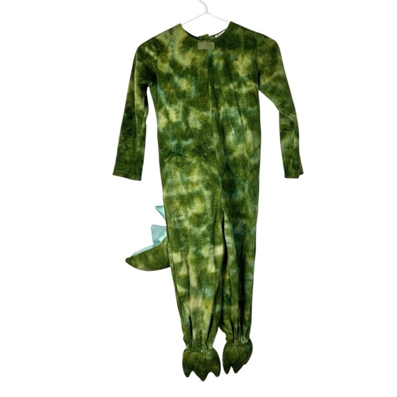 Pottery Barn Kids Green T-Rex Light Up Halloween Costume 4-6 - Picture 2 of 11